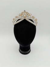 Tiara - Crystal and Gold Royal-Style